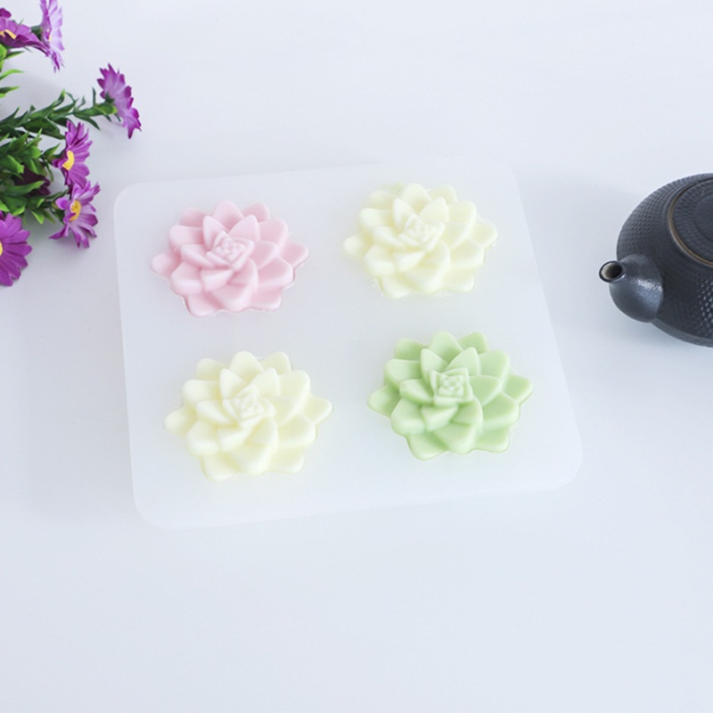 SIY  Succulents Plants Epoxy Resin Mold Handmade Plaster Soap Silicone Mould DIY Crafts Ornaments Jewelry Casting Tool