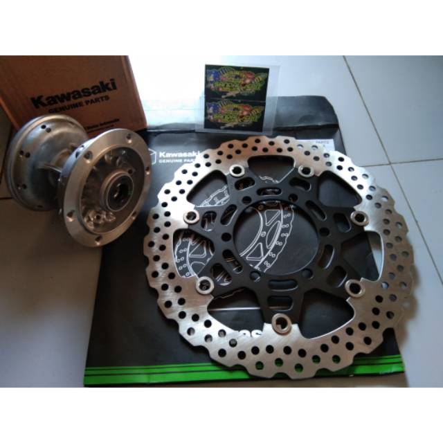 TROMOL TROMEL DEPAN KLX DT DTRECKER SET DENGAN PIRINGAN DT DTRECKER PNP NINJA R RR SS CB GL MP TIGER
