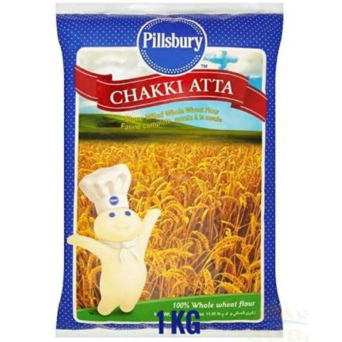 

[COD] Premium Whole Wheat Flour | Tepung Gandum Pillsbury Chakki Atta 1 KG [COD]