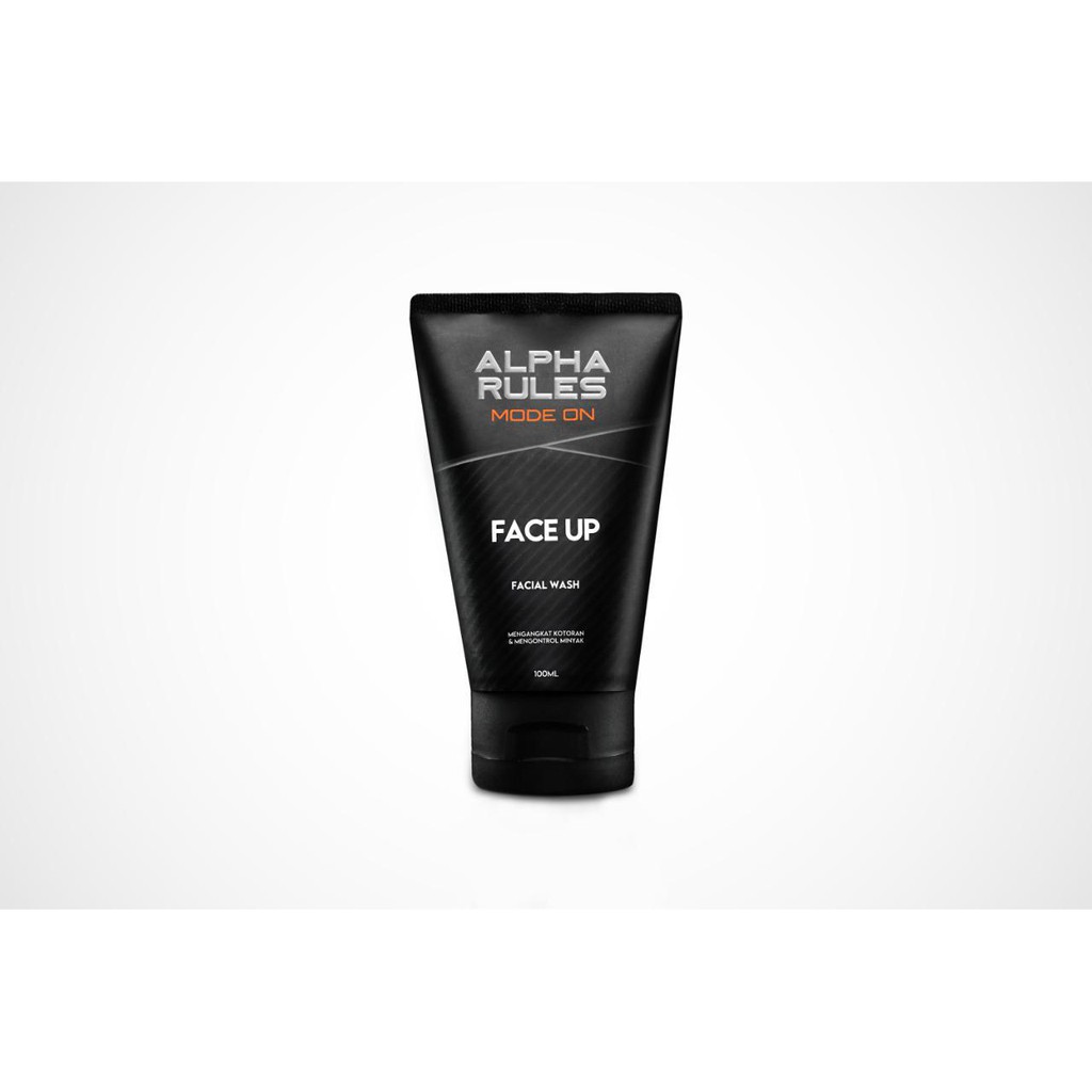 Alpha Rules Face Up 100 ml Facial Wash Male + Bonus HS