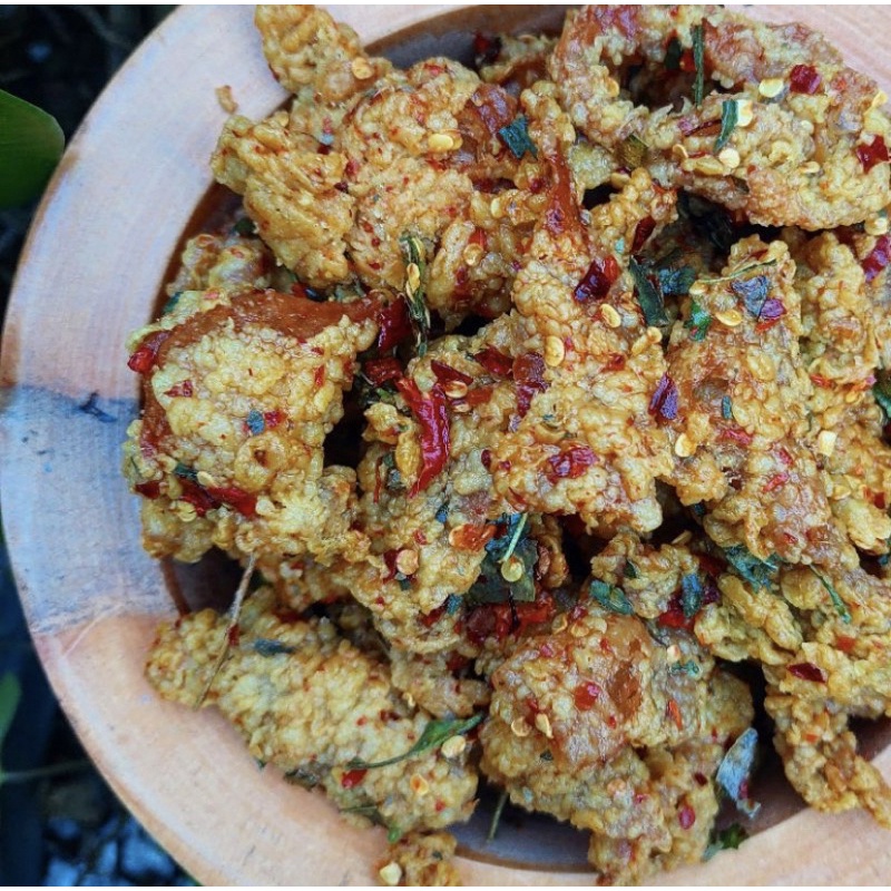 

KERIPIK USUS AYAM 110gr PEDAS / ORIGINAL NGABRET