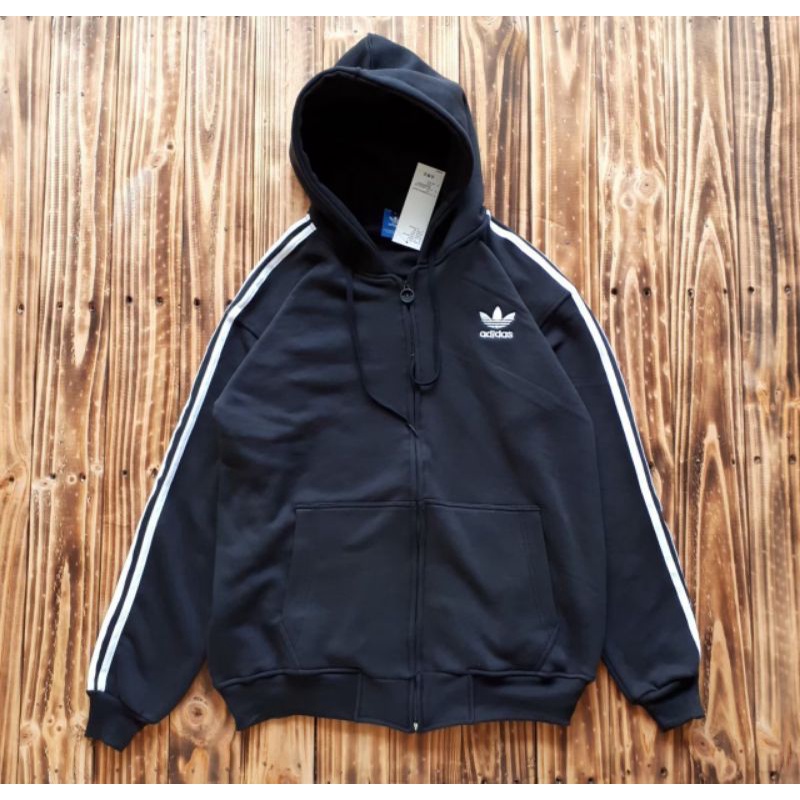 SWEATER HOODIE ADIDAS ZIPPER FULLTAG &amp; LEBEL (BESTSELLER)