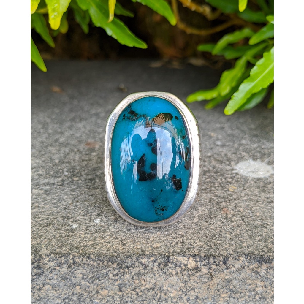 Cincin Bacan Totol Jumbo Ring Perak 925 Handmade