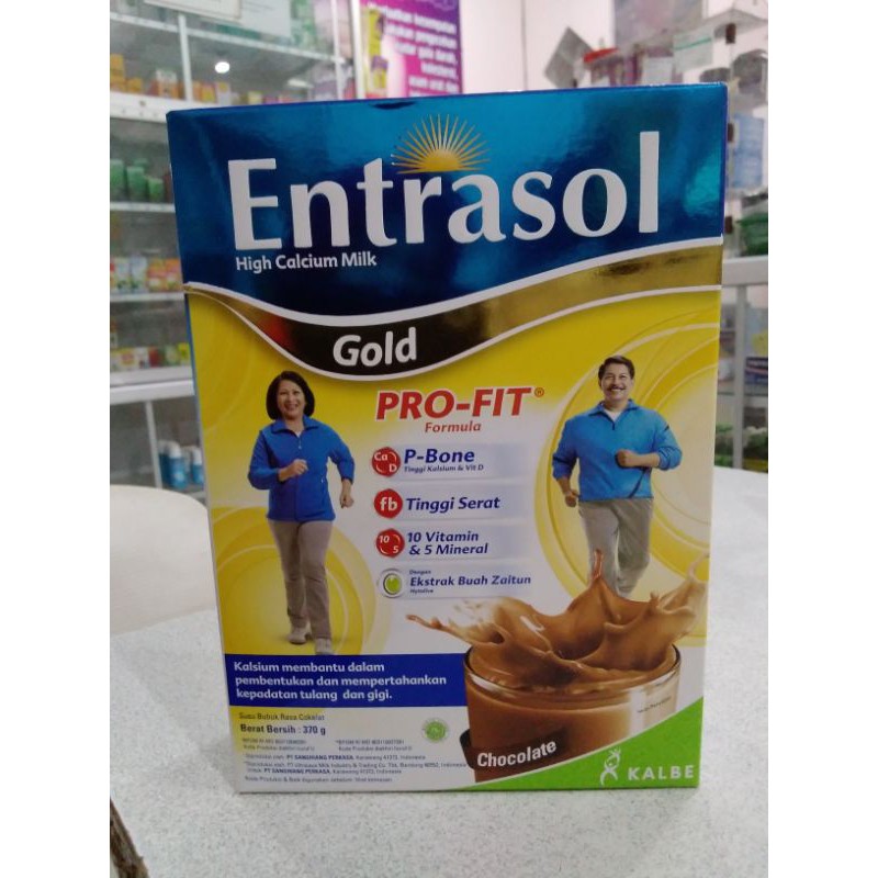 

Entrasol Gold Vanila dan Coklat 370g