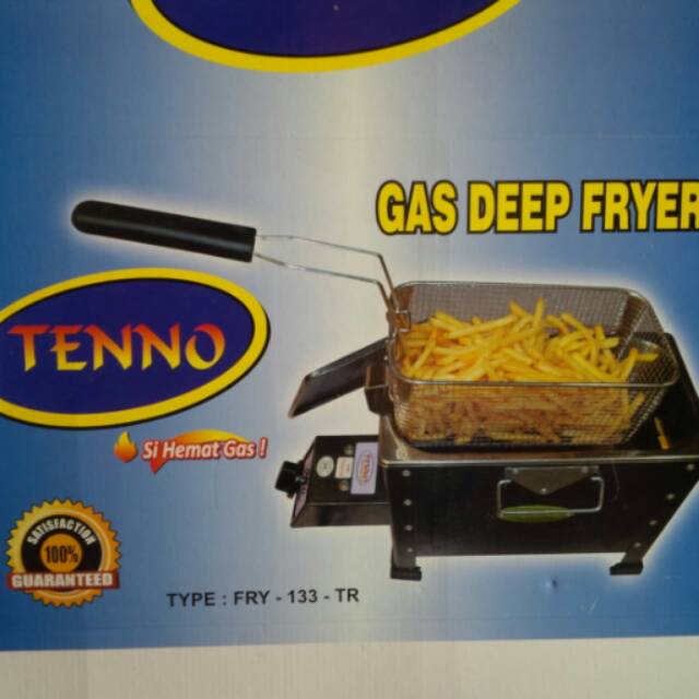 Penggorengan kentang gas deep fryer