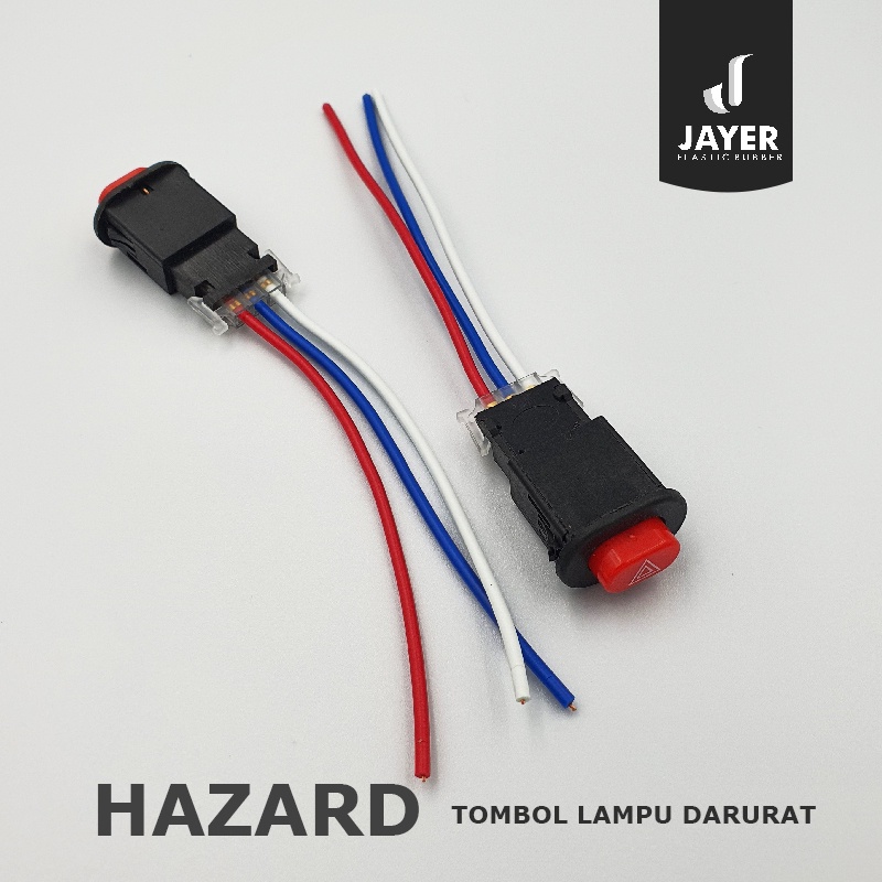 Tombol saklar  Switch HAZARD Tombol ON OFF Dim Hazard Universal Motor Mobil