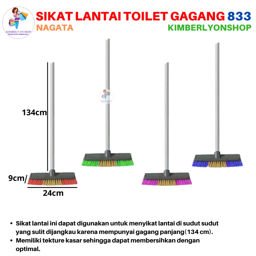 Sikat Lantai Gagang Panjang 833 Nagata