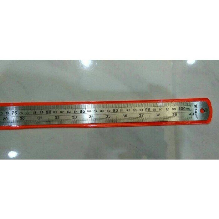 

CODE671 Penggaris Besi / Stainless Steel Ruler 100cm Butterfly