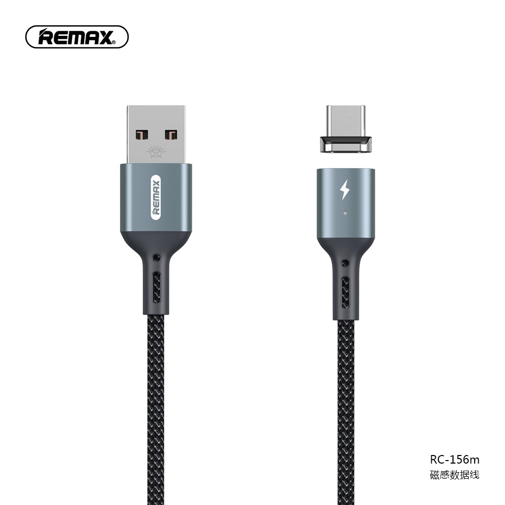 Remax Cigan 3A Powerfull Magnet Connection Micro Cable - 1M