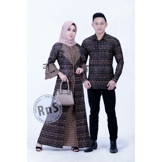 Couple Gamis Family Batik Keluarga ,Sarimbit Ibu Ayah Dan Anak, Baju Couple Batik Murah Seragam