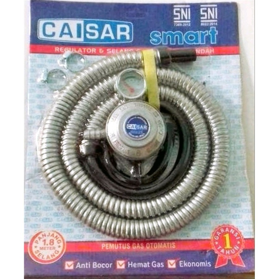 SELANG GAS DAN REGULATOR CAISAR SMART PAKET SELANG GAS DAN REGULATOR