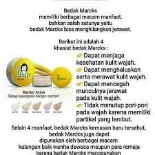 ORIGINAL Bedak Tabur Marcks 40 Gram