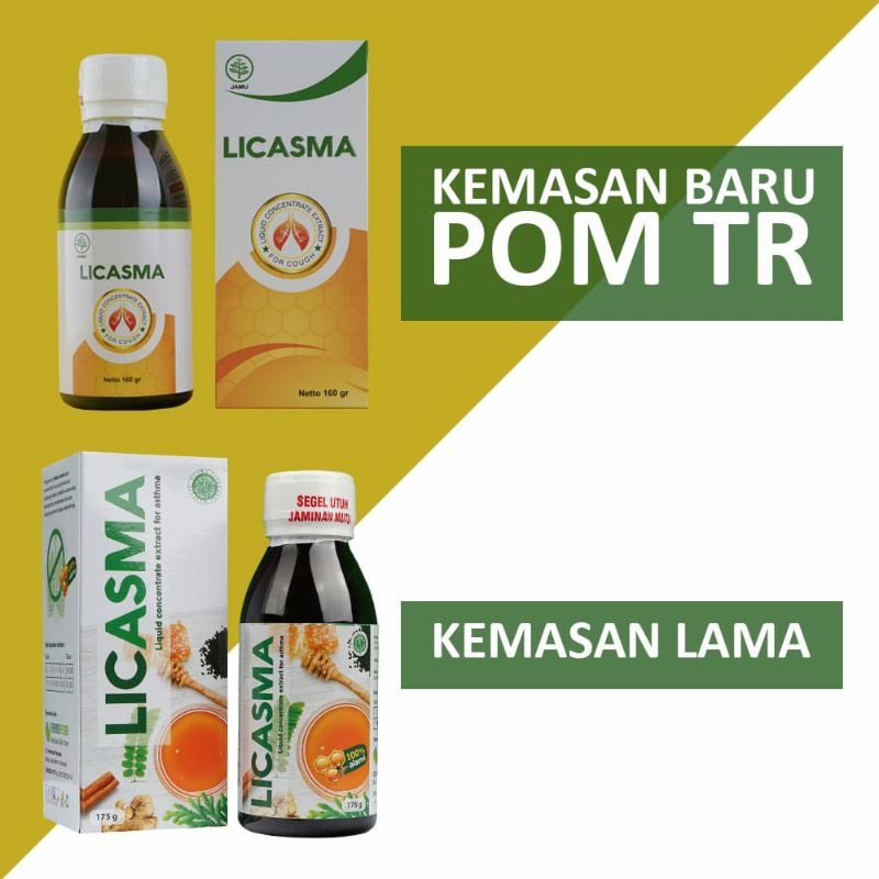 Produk Original licasma madu asma kemasan baru