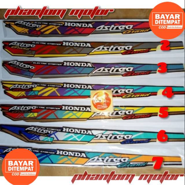 STRIPING LIS STIKER ASTREA GRAND 1994