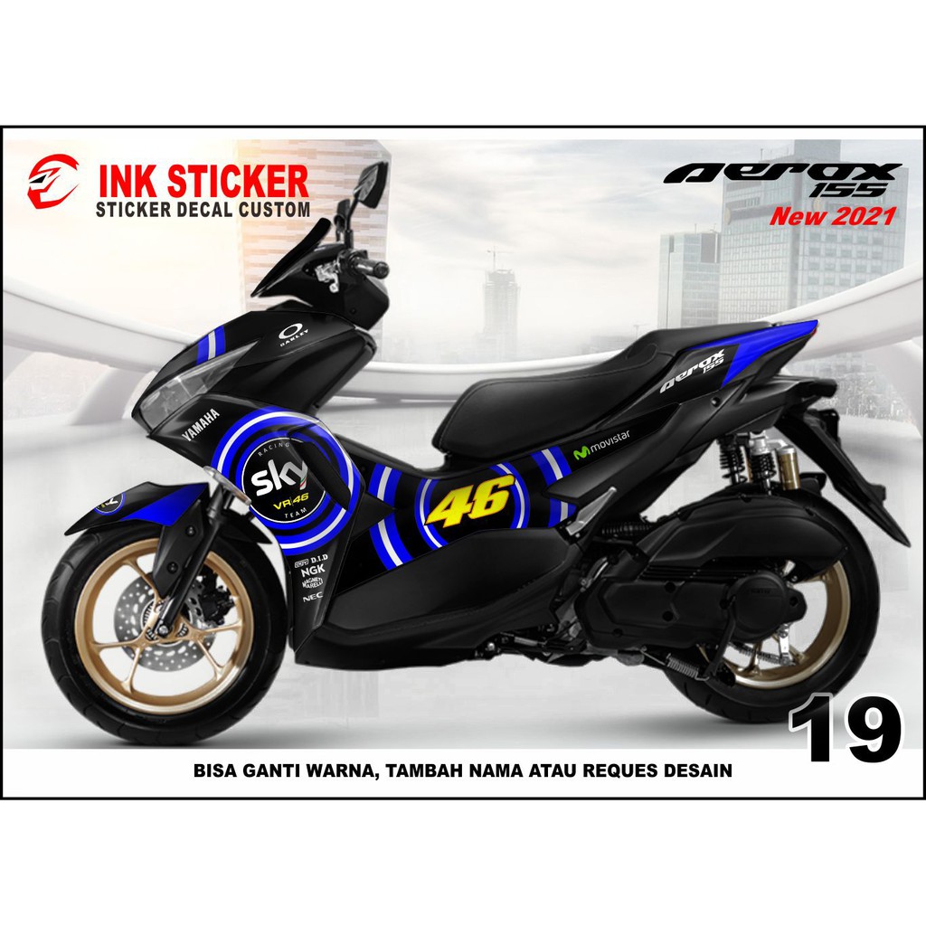 Sticker Decal Aerox 2021 19 Fullbody