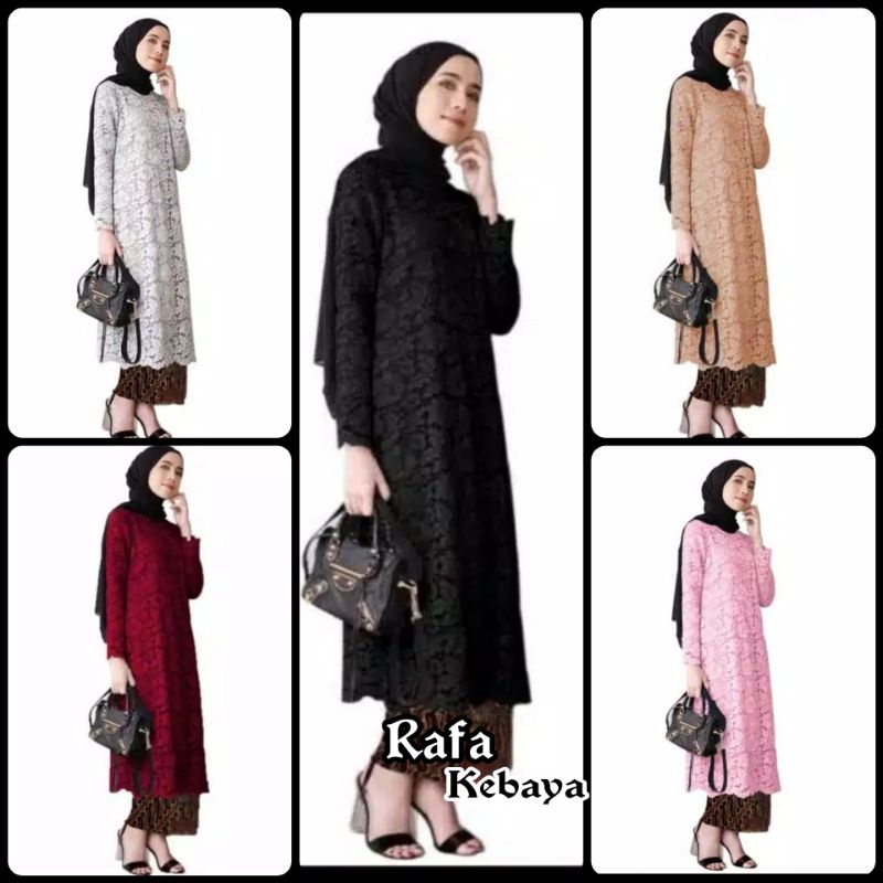 KEBAYA BRUKAT TUNIK JUMBO/ KEBAYA TUNIK  BROKAT MODERN MUSLIM
