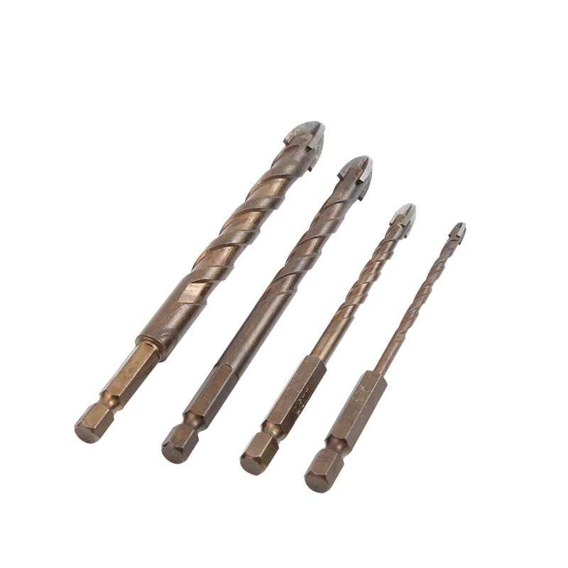 TD-DFA JUSTINLAU Mata Bor Tungsten Carbide Cross Hex Tile Drill Bit - FM3