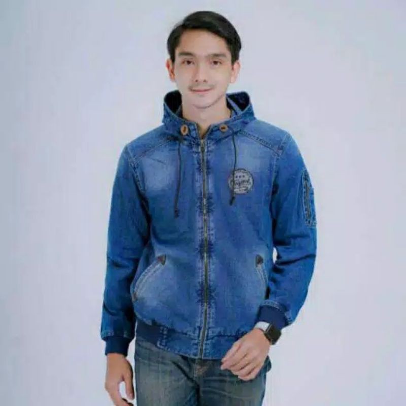 JAKET JEANS TERBARU ROCAFELA TOPI M-XXL