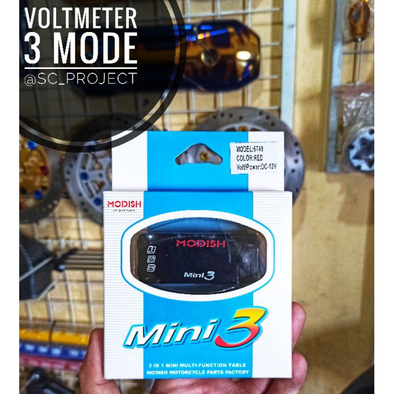 voltmeter 3 mode (suhu,,jam,,voltmeter)