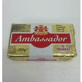 

President Ambassador Unsalted / Salted Butter 200gr