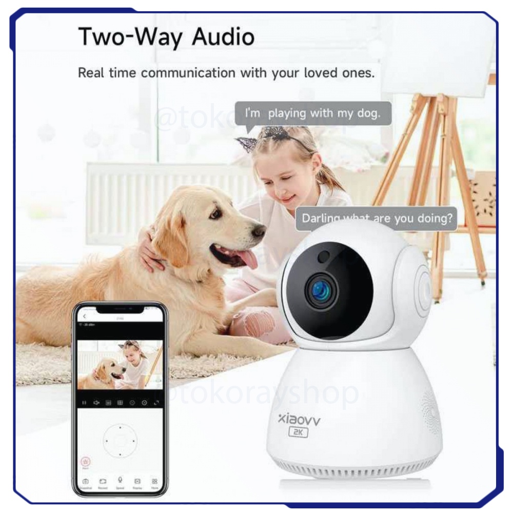 Kamera CCTV WiFi PTZ Smart Camera 2K - XVV-3630S-Q8