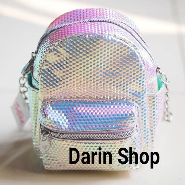 TAS SELEMPANG MODEL RANSEL MINI JUSTICE ORIGINAL sling bag