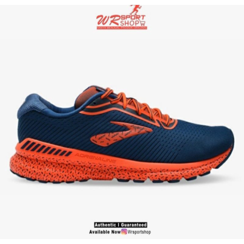 Brooks Adrenaline GTS 20 Mens Running - Blue/Orange ORIGINAL