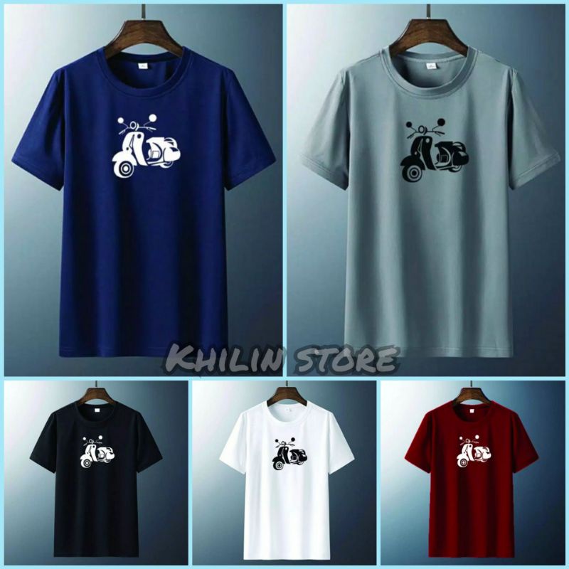 kaos pria wanita pespa baju kaos cowok baju atasan pria distro pespa kaos pria dewasa baju kaos pria dewasa kaos oblong motif pespa