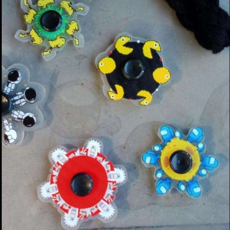 spinner 3d spiner karakter mutar terbaru fidget toy