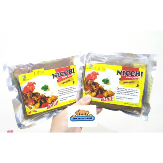 NICCHI Bumbu KARI JEPANG 200gr nichi kare