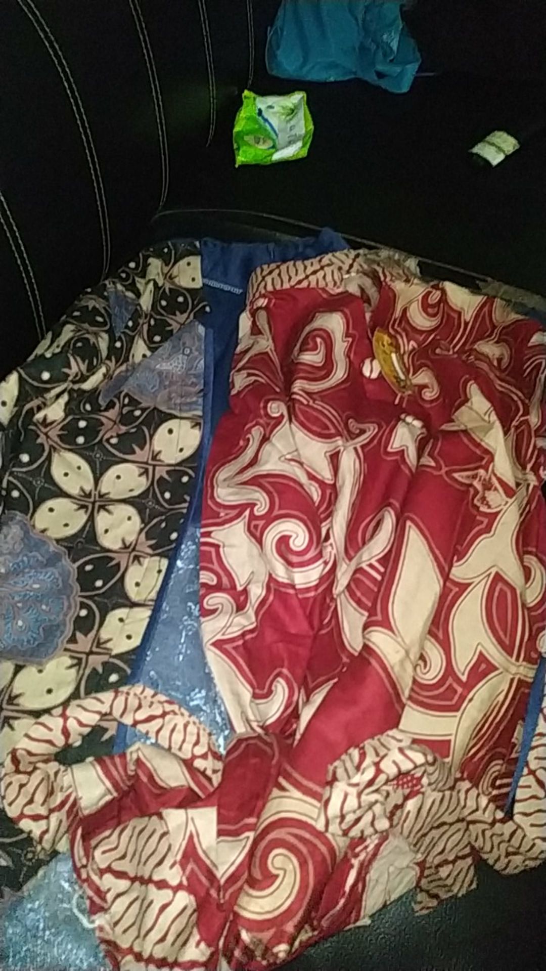 Tey-17 Batik Wanita Asj Sa Hrb026 Kenongo Kemeja Tosca Pendek