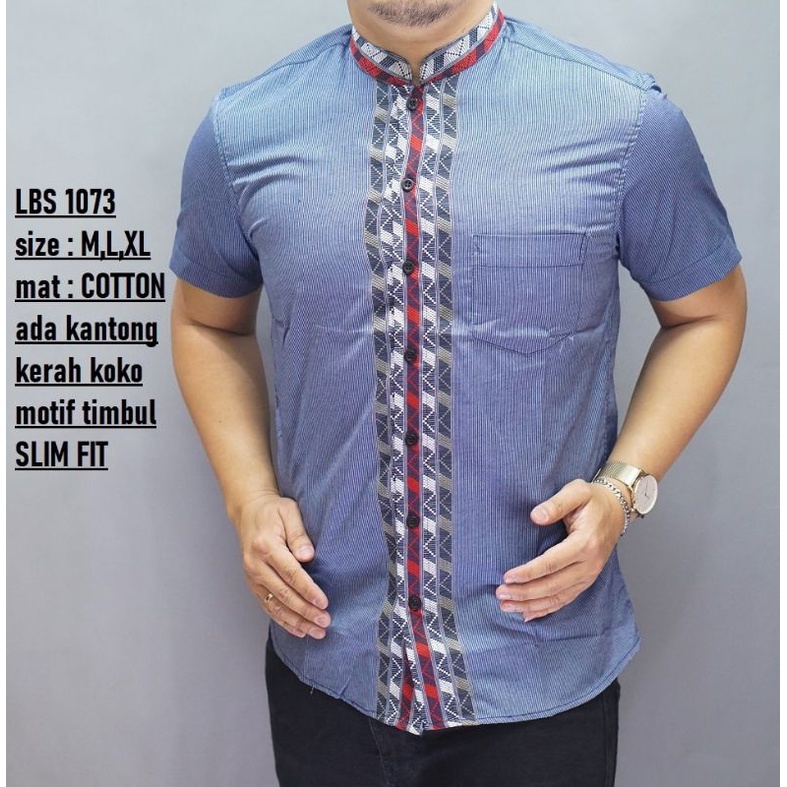 BAJU LEBARAN MUSLIM KOKO PRIA SLIMFIT