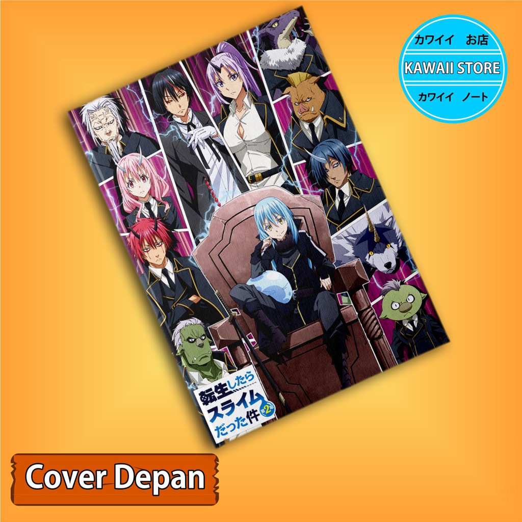 

Notebook / Pocket book Hard Cover Anime Tensei Shitara SLIME RIMURU C uk A5 & A6 / Notes Book