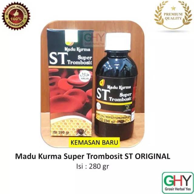 

Madu Kurma Super Trombosit Plus Angkak - Penggempur Demam Berdarah