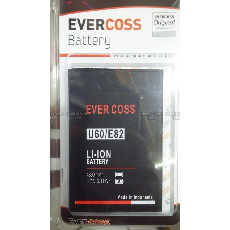 Baterai Batrai Evercoss U60 / Evercoss E82 / Evercross U60 4G LTE