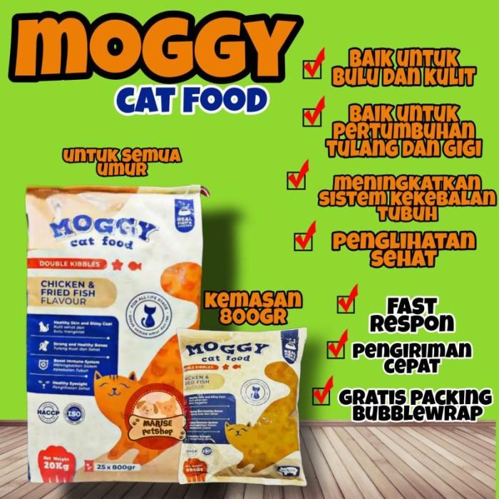 MOGGY MAKANAN KUCING 20KG / MOGGY CAT FOOD KITTEN / MAKANAN KUCING MOGGY
