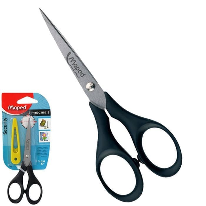 

Maped Pointed Scissors With Cap 13CM - Blister SCI681700