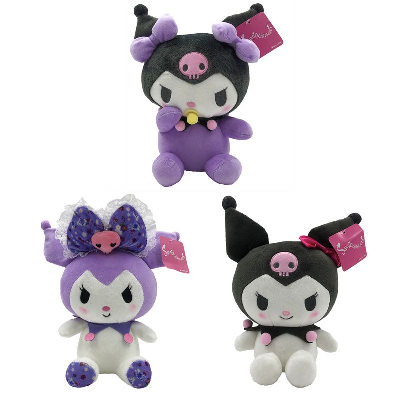 Kuromi Kartun Mainan Mewah 20cm Boneka Boneka Lucu Kawaii Lembut Anak Gadis Hadiah