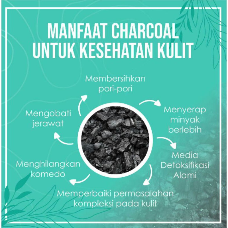 Masker charcoal batrisyia masker kefir etawa organik penghilang komedo batrisya herbal arang hitam