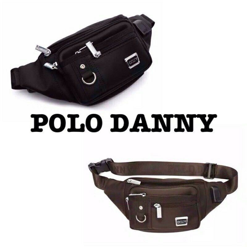 TAS SELEMPANG POLO DANNY.TAS PINGGANG POLO DANNY ORIGINAL