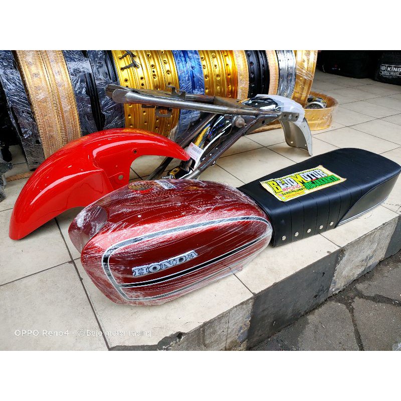 baju set  body cb 100 125 glatik buat mega pro tiger cb gl