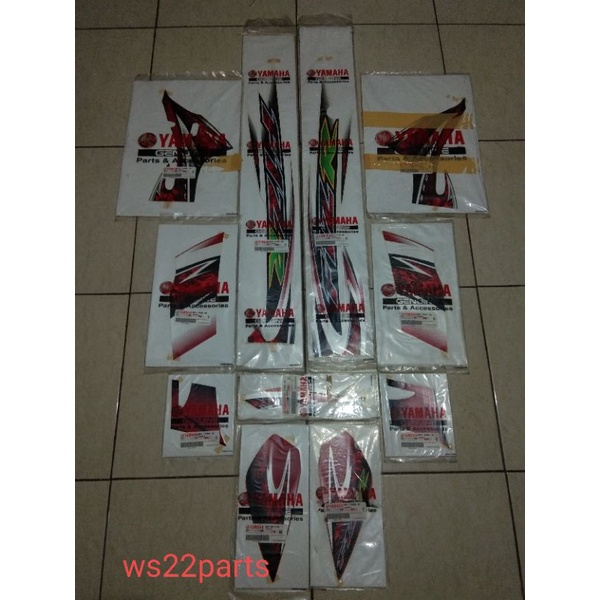 striping fizr f1zr warna merah putih tahun 2005 original