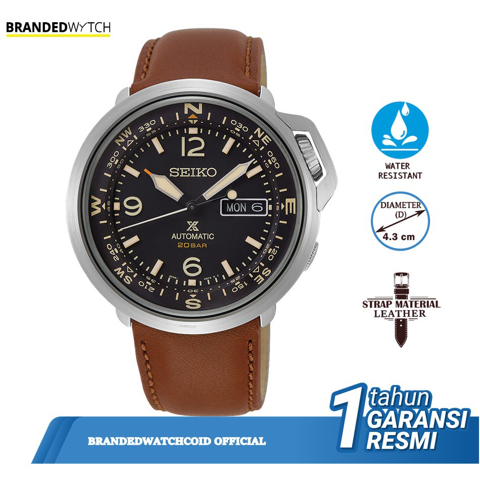 Seiko Prospex SRPD31K1 Automatic Leather Strap/Jam Tangan Seiko Pria SRPD31K1 ORIGINAL