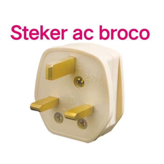 STEKER AC BROCO / COLOKAN AC BROCO