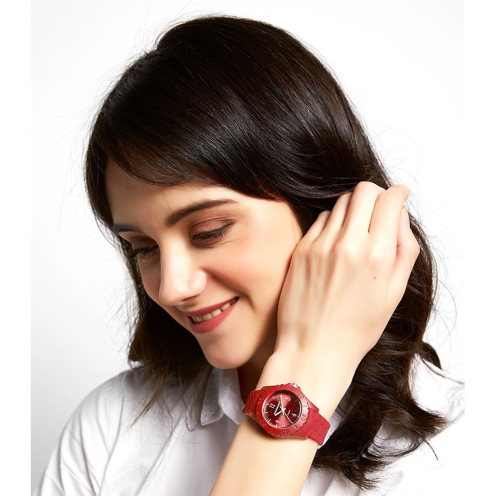 JAM TANGAN WANITA IMPORT SOPHIE MARTIN MERAH BRANDED NICCI JTX220P3 AC DISKON MEMBER PROMO TERMURAH