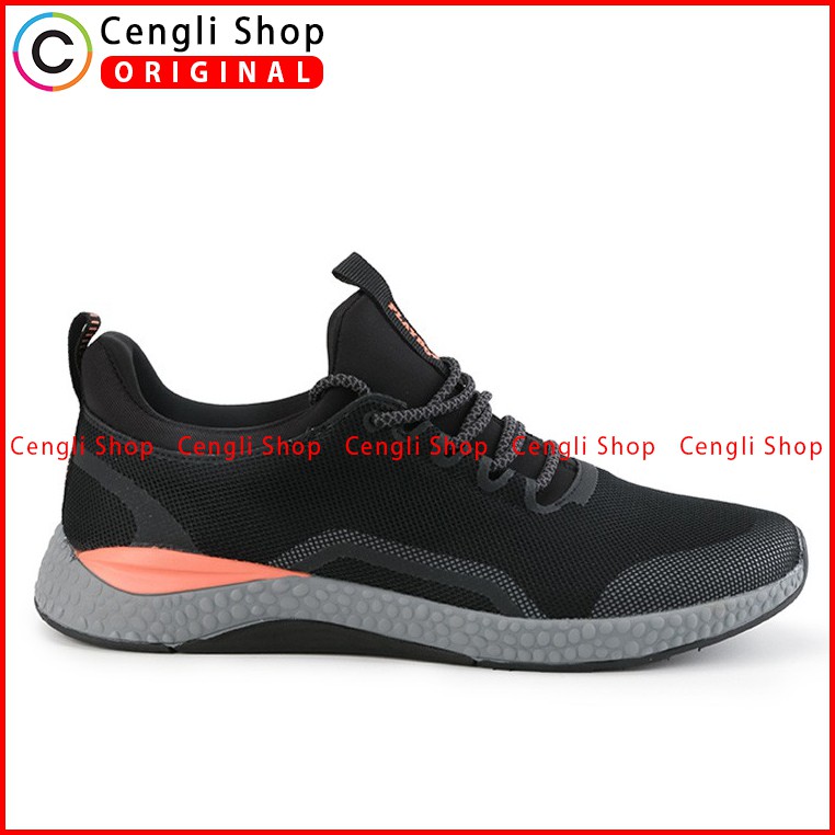 PLAYBOY SEPATU SNEAKER CASUAL PRIA ORIGINAL TERBARU BRANDED HITAM PL15