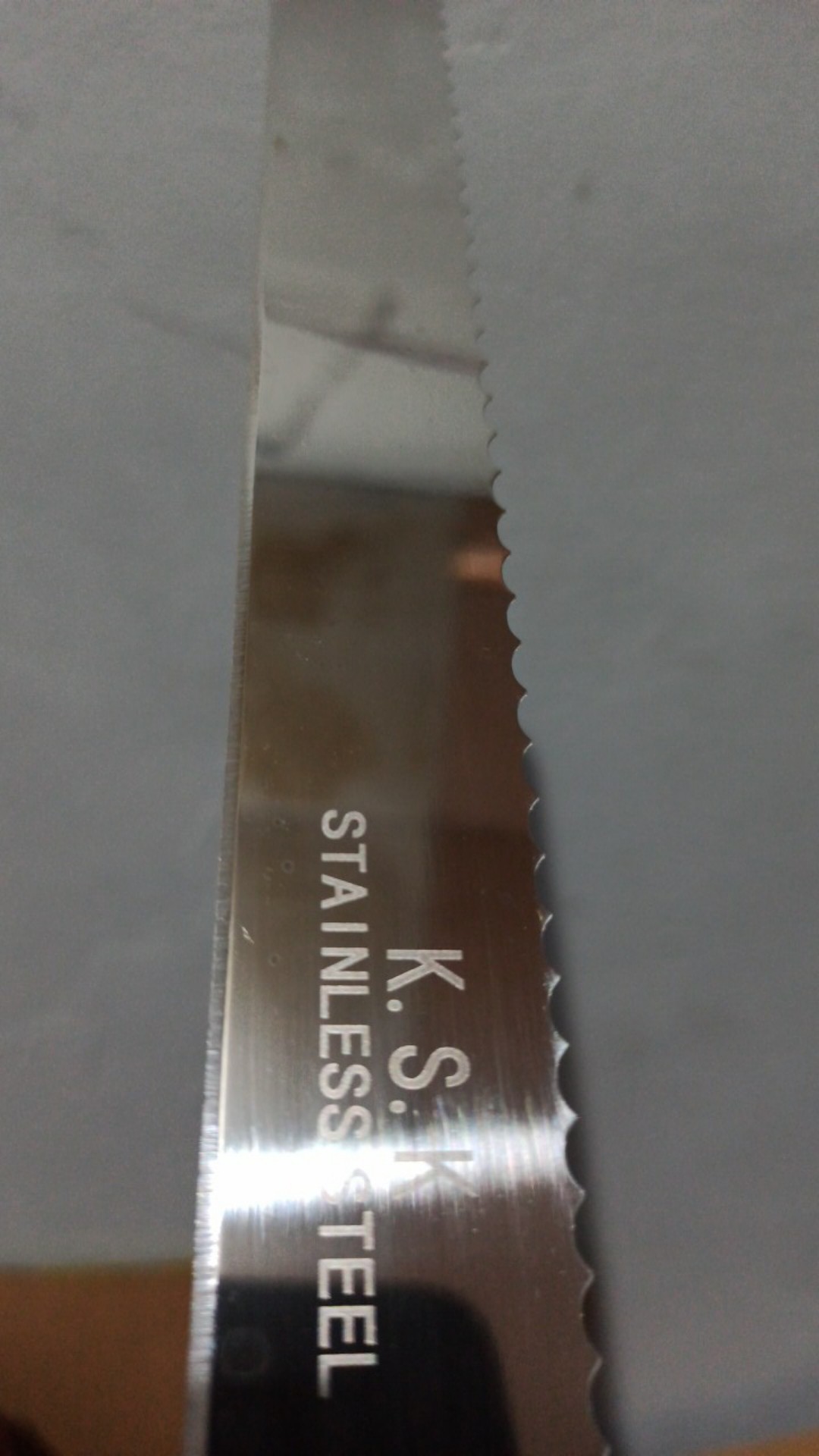 Pisau Roti 2 Sisi Gagang Kayu 10