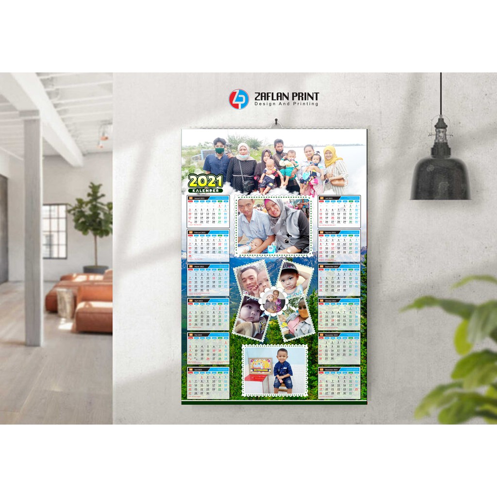 

Kalender Custom Foto 2021 | BISA ORDER SATUAN