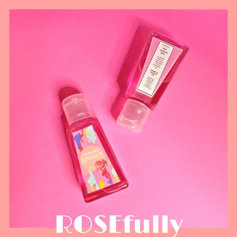 Hand Sanitizer GEL LOVELY 30ml ROSEfully | Holder Handsanitizer | pocket bag Handsanitizer BBW