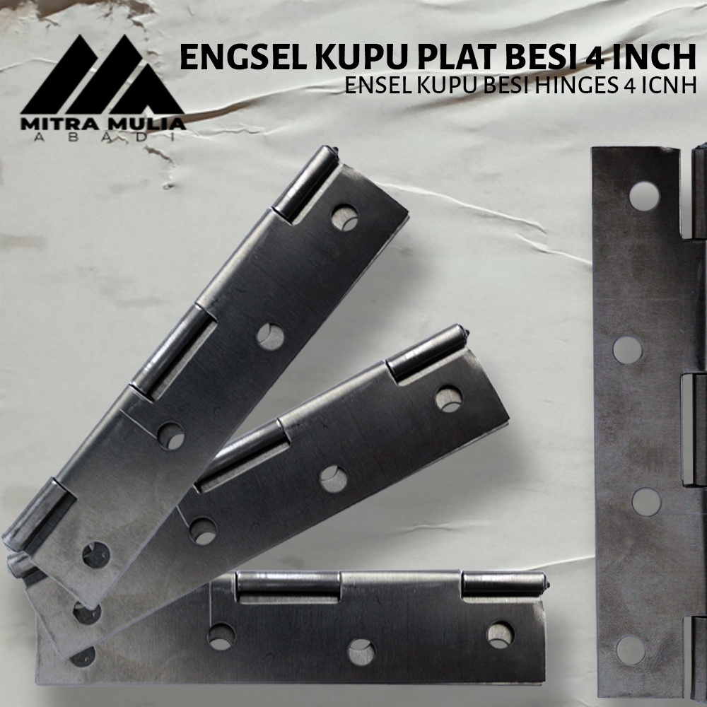 Engsel Kupu Plat Besi 4&quot; Hinges | engsel lemari engsel besi